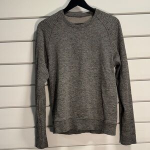 lululemon athletica Men's Heathered Gray Crewneck Sweater